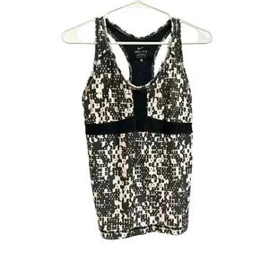 Nike Dri Fit Racerback Tank Top Built in Bra athletic work out  Size M, EUC